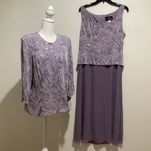 Alex Evening Women's  Dress with Jacket